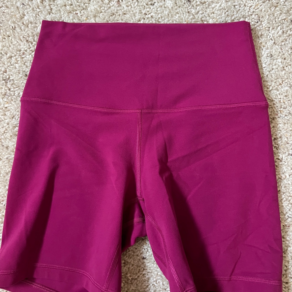 Lulu align biker shorts